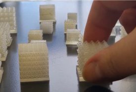Various uncoated 3D printed electrodes